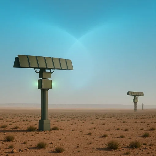 LD700 electro-magnetic border wall deployed in the field