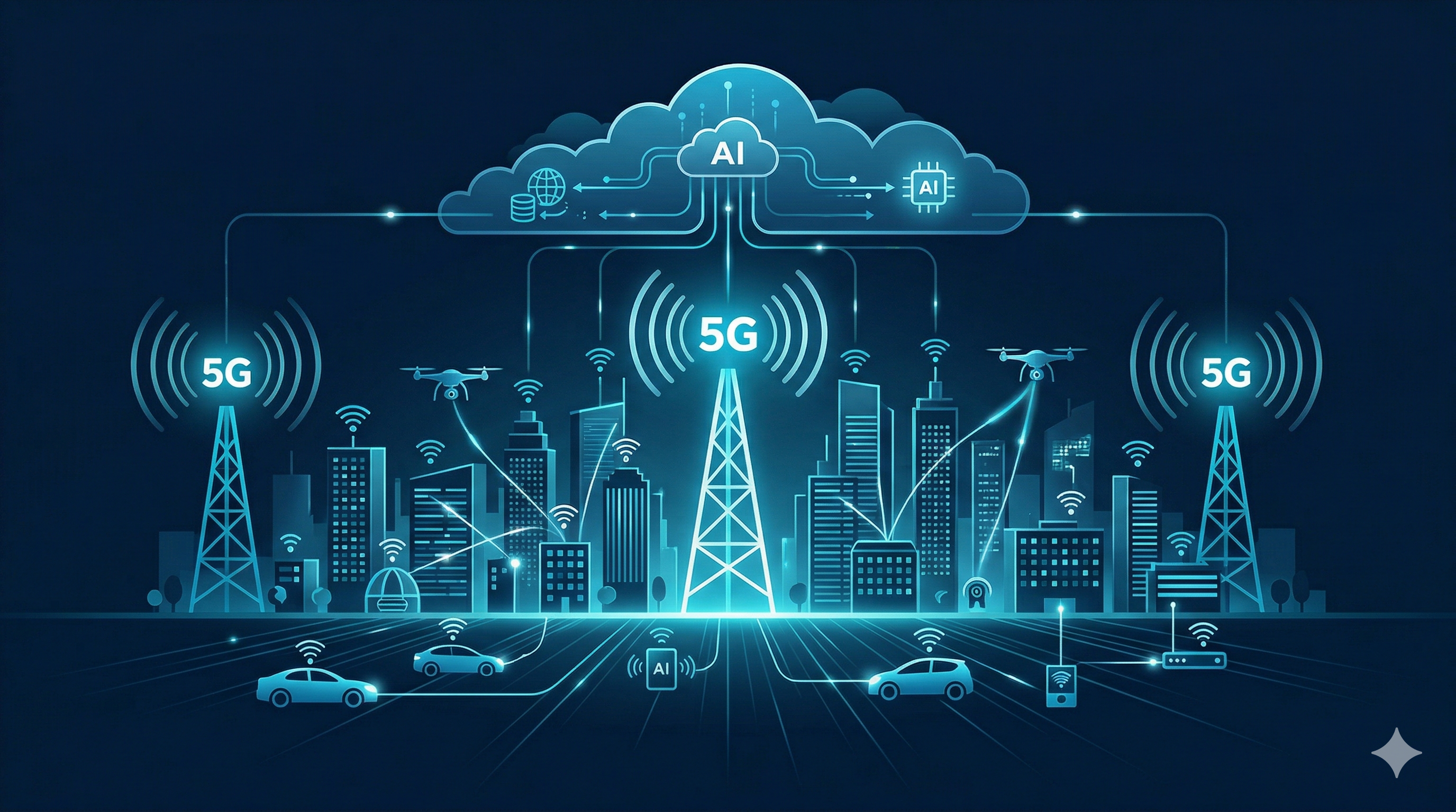 Telecom 5G Infrastructure Visual